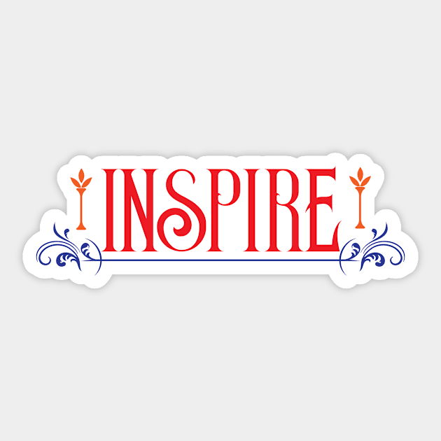 Inspire Sticker by Alvd Design